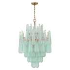 Hathervale Glass Chandelier-Moonnatur