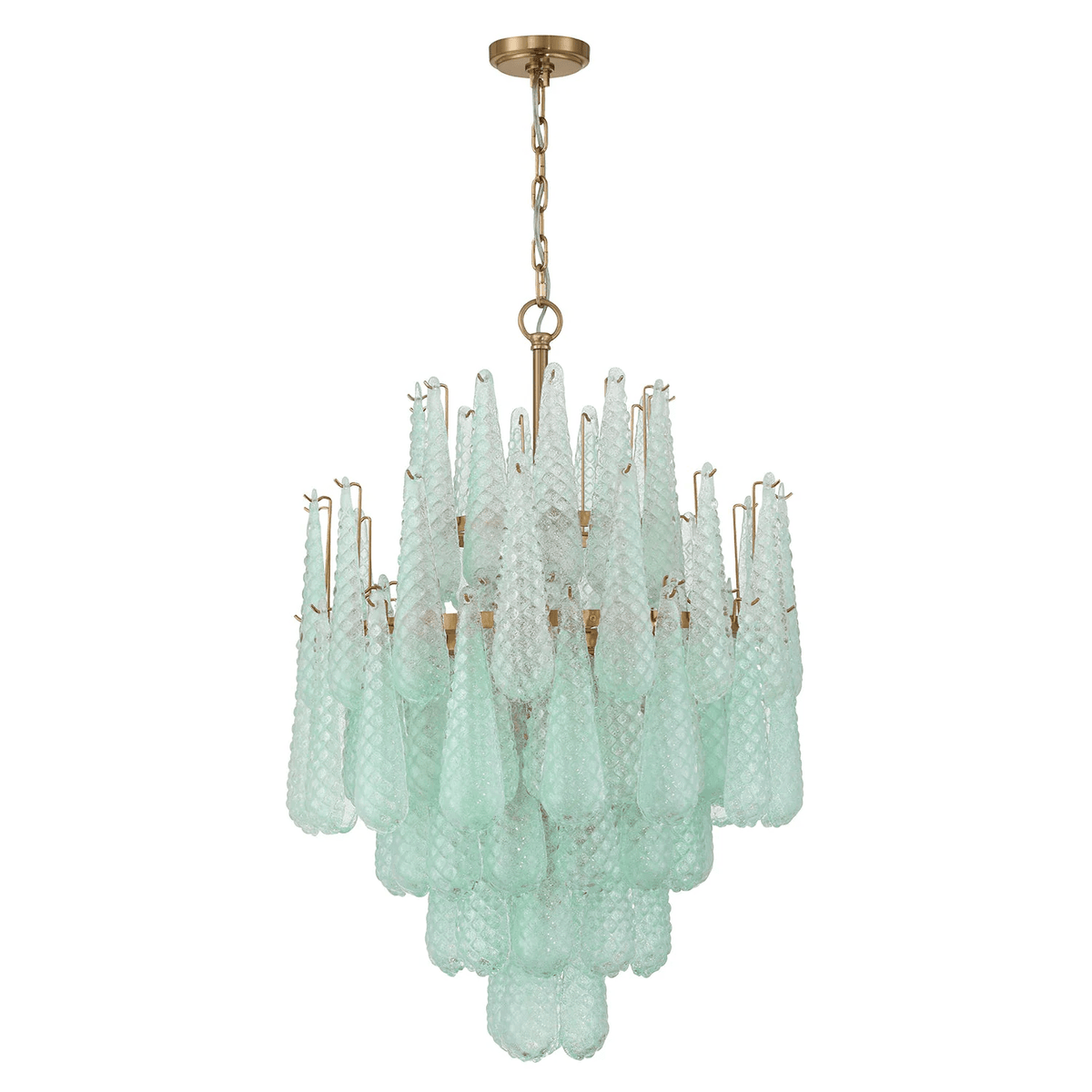 Hathervale Glass Chandelier-Moonnatur