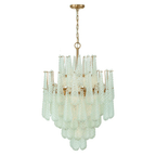 Hathervale Glass Chandelier-Moonnatur