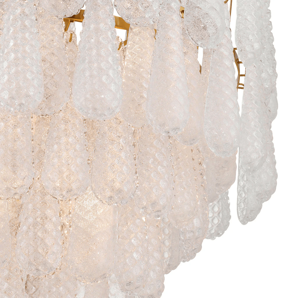 Hathervale Glass Chandelier-Moonnatur