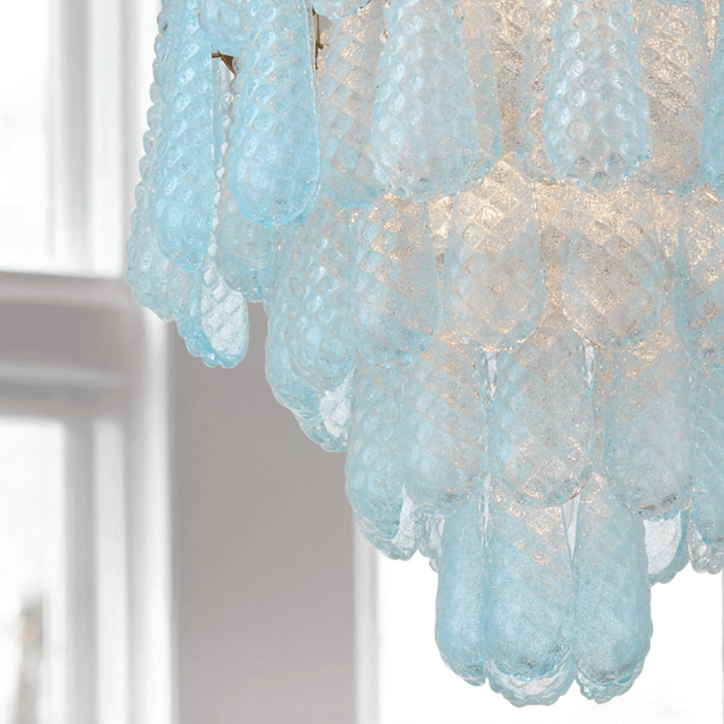 Hathervale Glass Chandelier-Moonnatur