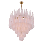 Hathervale Glass Chandelier-Moonnatur