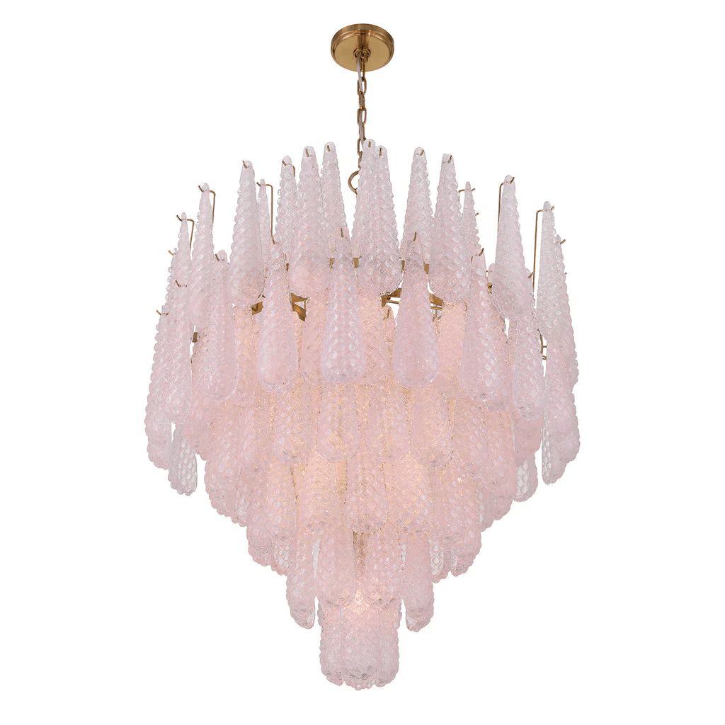 Hathervale Glass Chandelier-Moonnatur