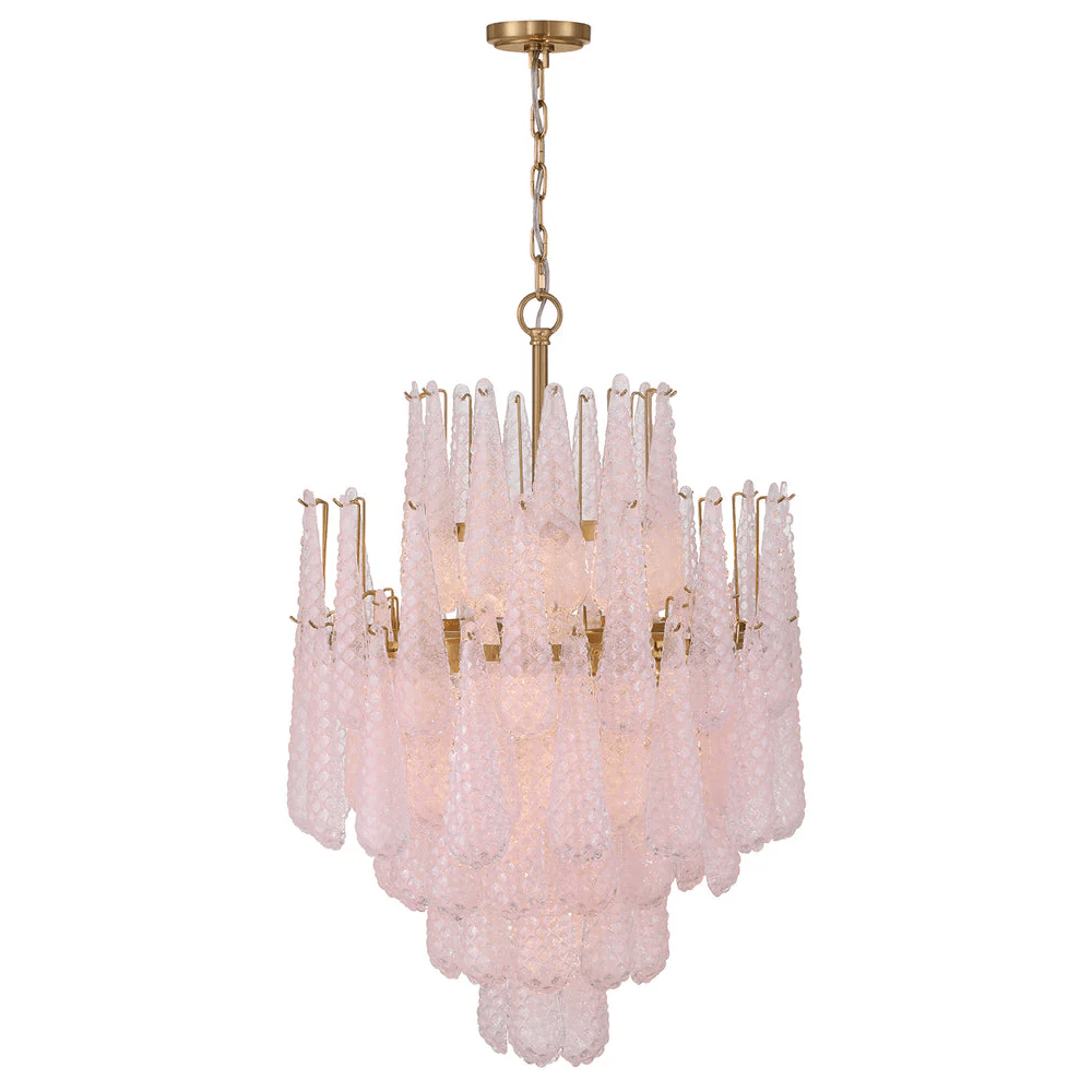 Hathervale Glass Chandelier-Moonnatur