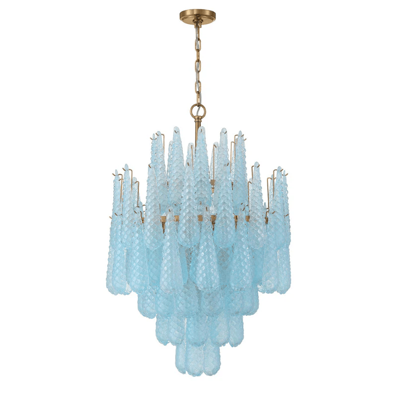 Hathervale Glass Chandelier-Moonnatur