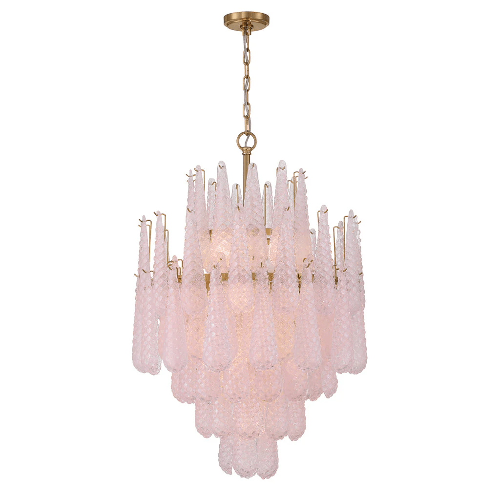 Hathervale Glass Chandelier-Moonnatur