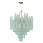 Hathervale Glass Chandelier-Moonnatur