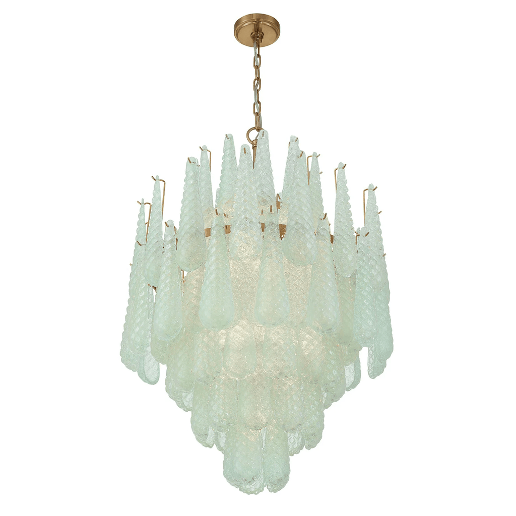 Hathervale Glass Chandelier-Moonnatur