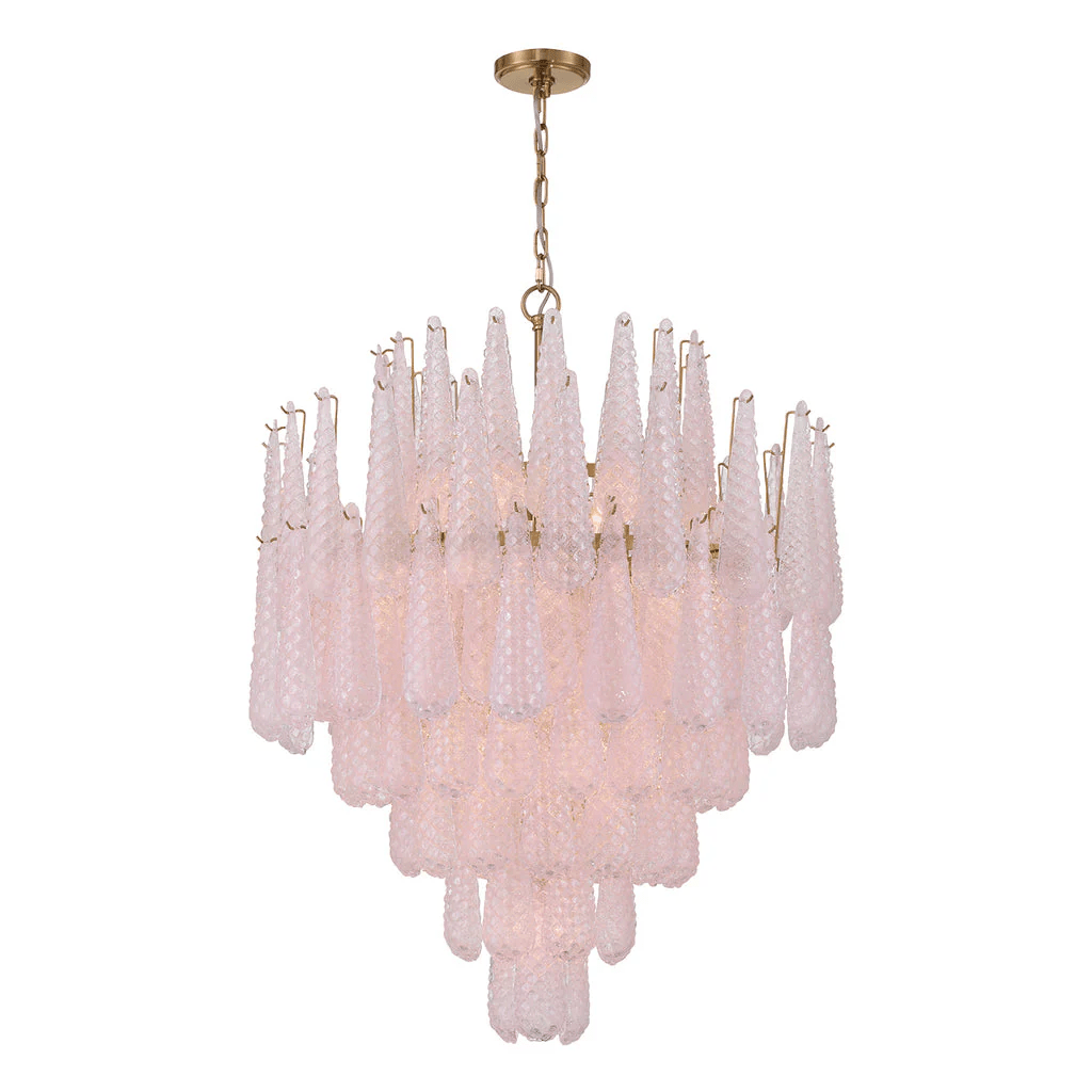 Hathervale Glass Chandelier-Moonnatur