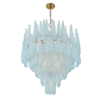 Hathervale Glass Chandelier-Moonnatur
