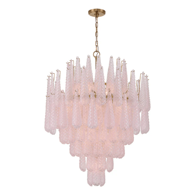 Hathervale Glass Chandelier-Moonnatur
