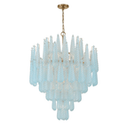 Hathervale Glass Chandelier-Moonnatur