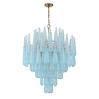 Hathervale Glass Chandelier-Moonnatur