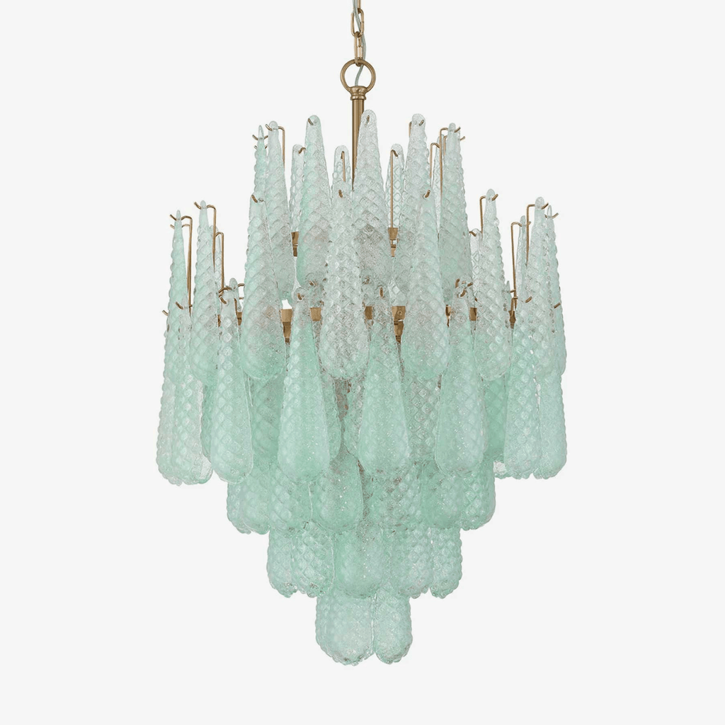 Hathervale Glass Chandelier-Moonnatur