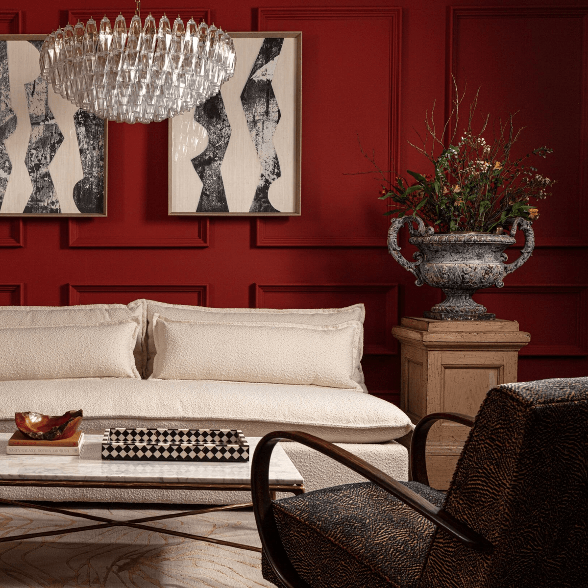 Ovelenna Glass Chandelier-Moonnatur