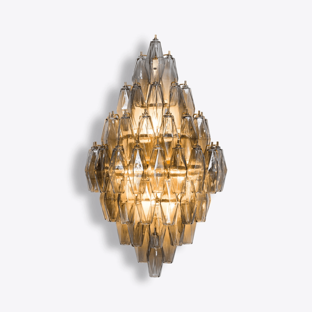 Haldelevia Glass Wall Light-Moonnatur