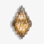 Haldelevia Glass Wall Light-Moonnatur