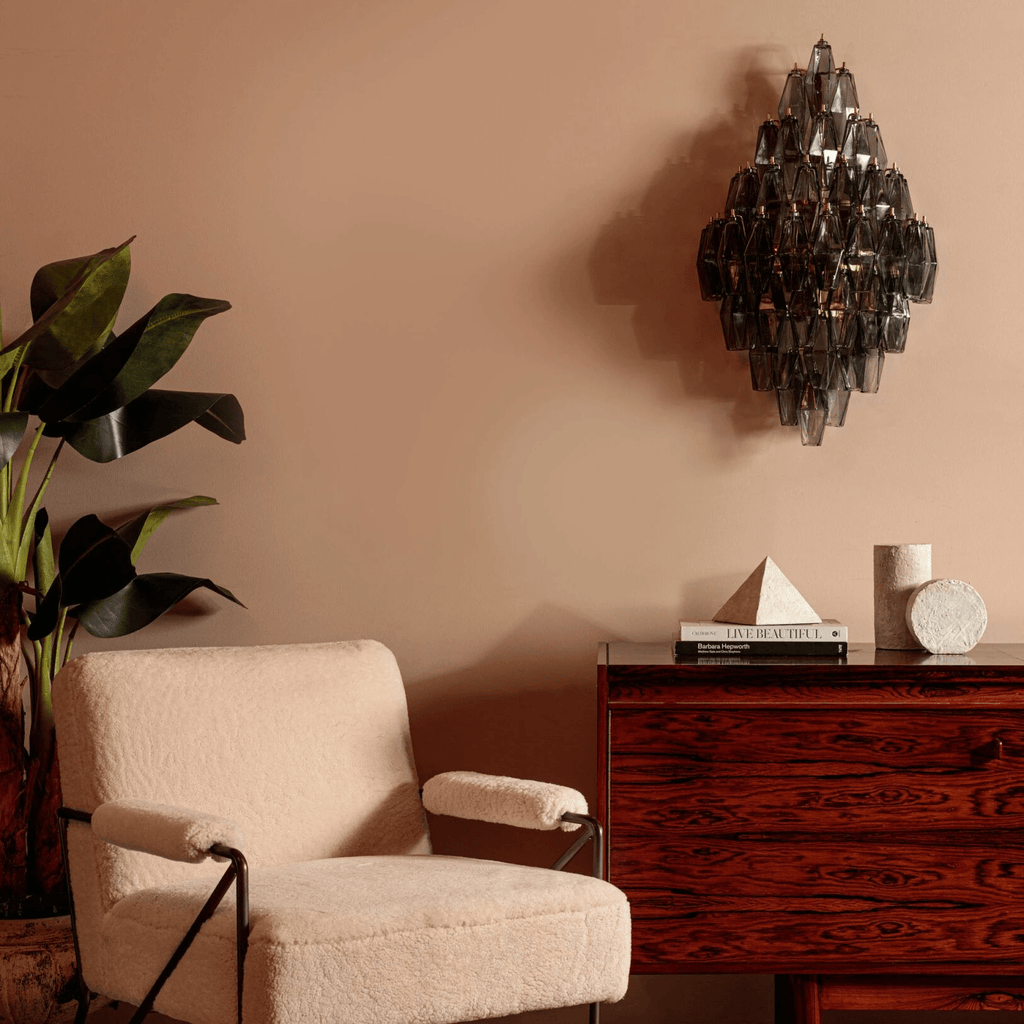 Haldelevia Glass Wall Light-Moonnatur