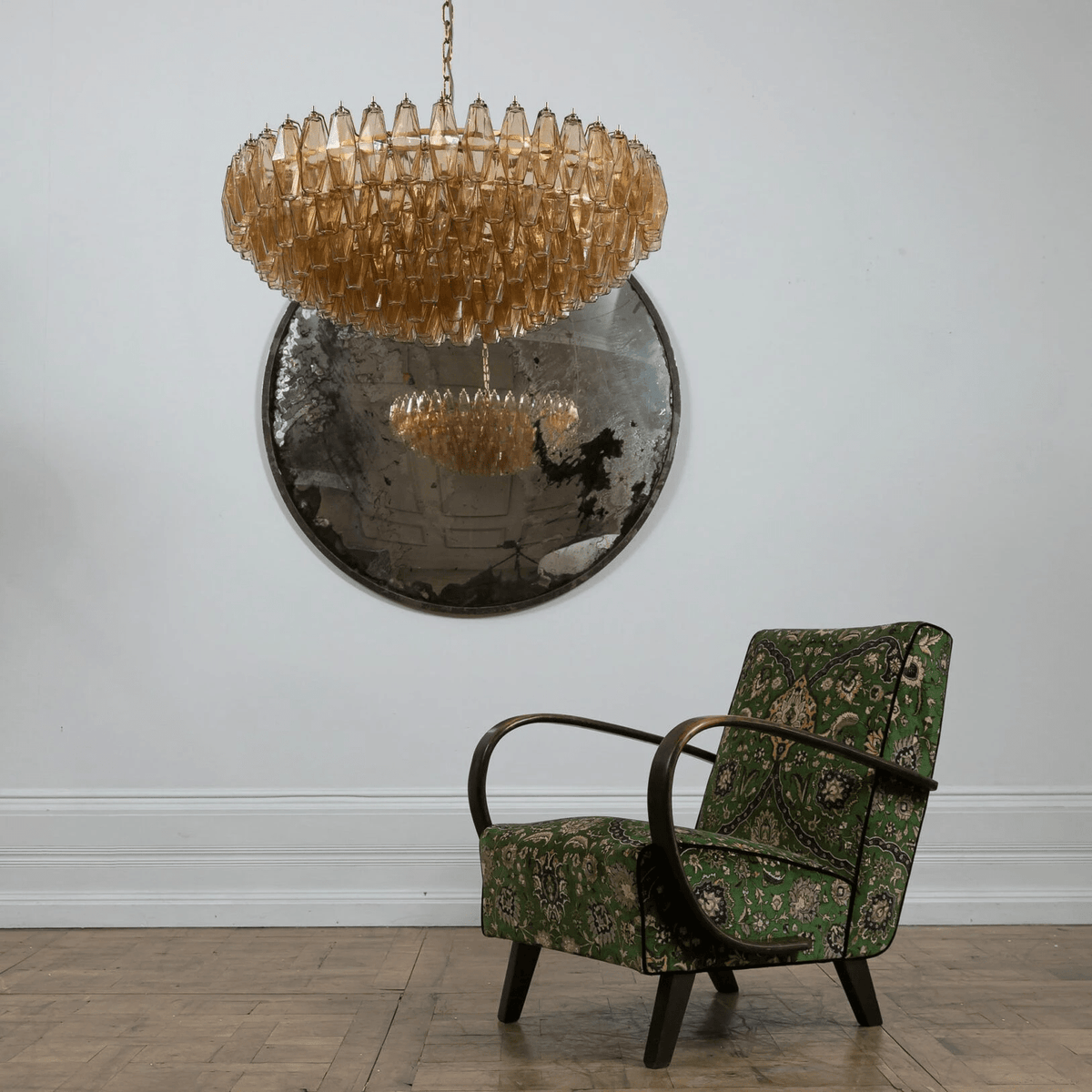 Greneleris Glass Chandelier-Moonnatur