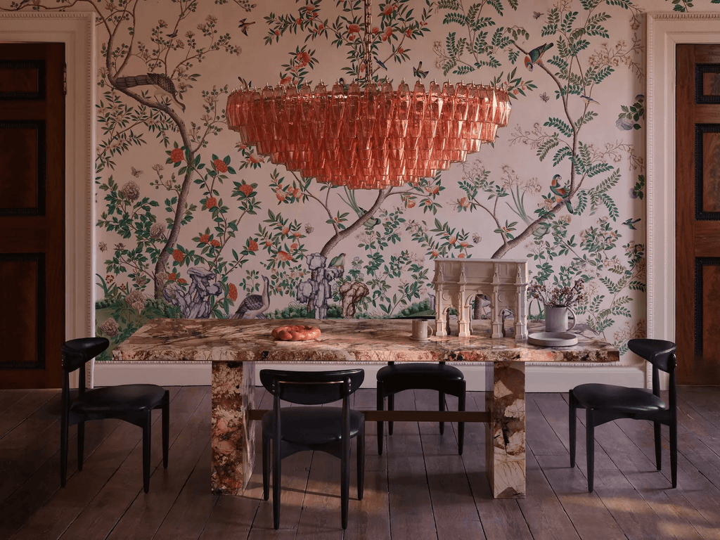 Greneleris Glass Chandelier-Moonnatur