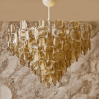 Finverelis Glass Chandelier-Moonnatur