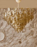 Finverelis Glass Chandelier-Moonnatur