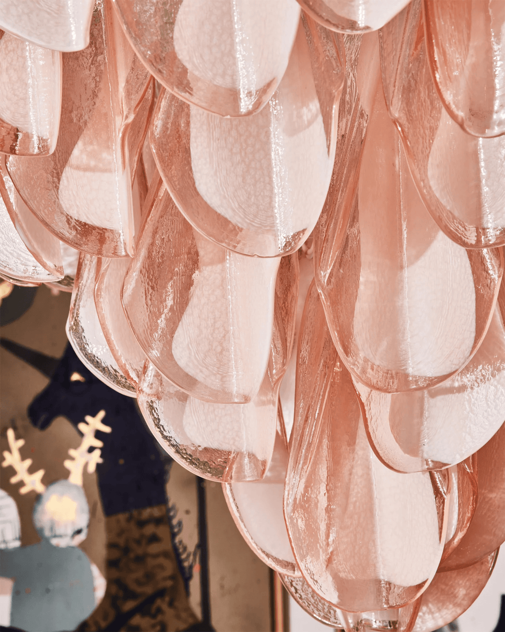 Finverelis Glass Chandelier-Moonnatur