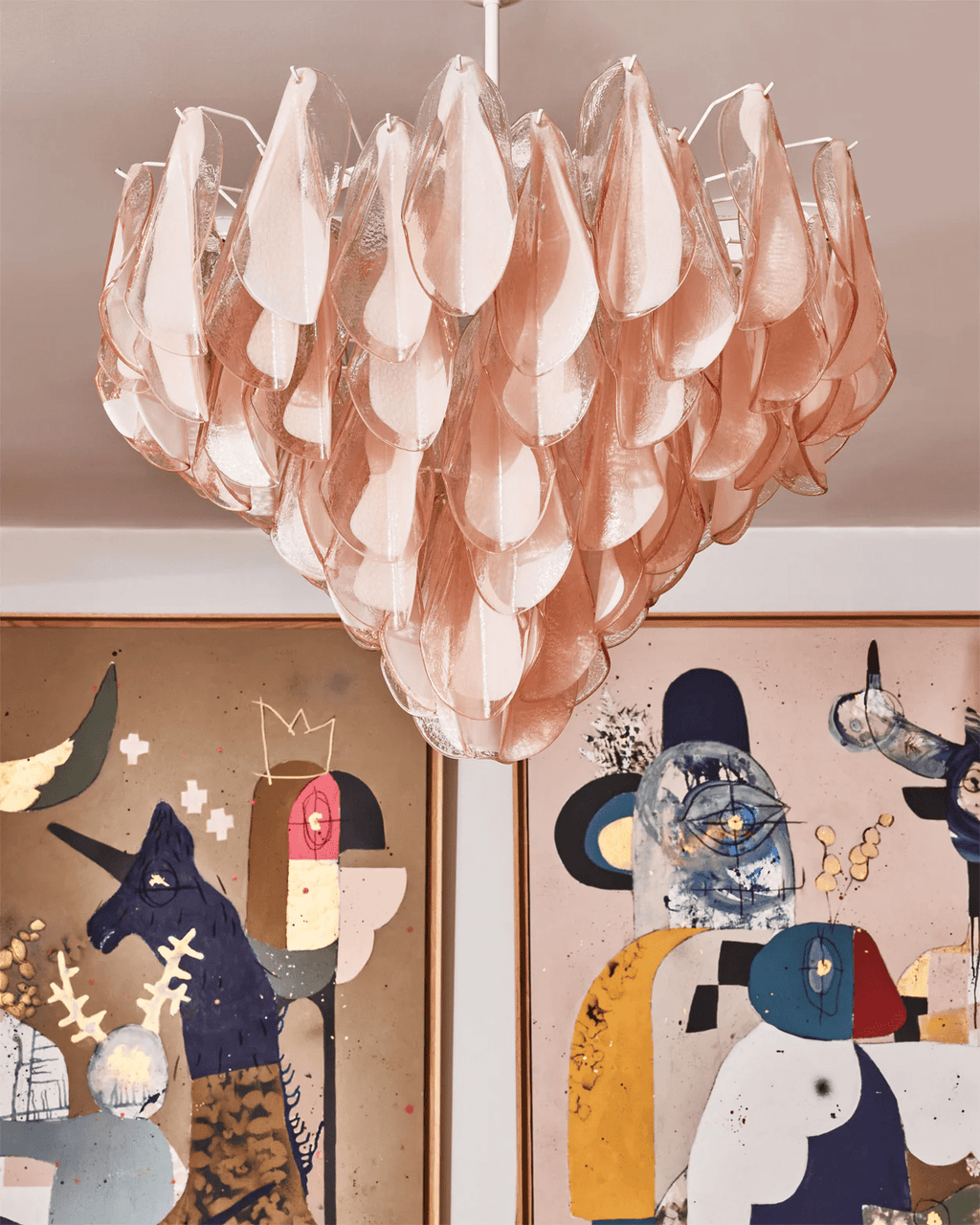 Finverelis Glass Chandelier-Moonnatur