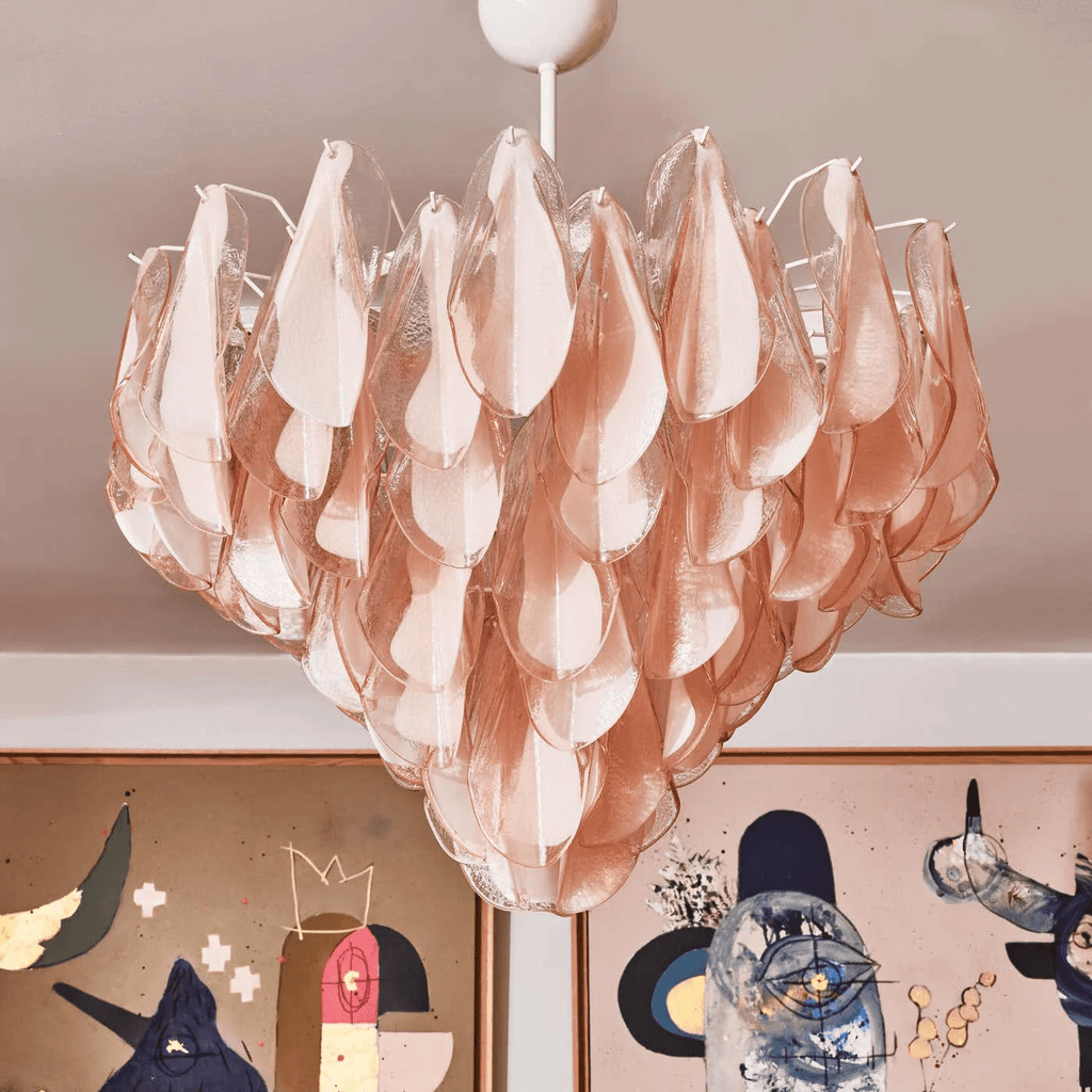Finverelis Glass Chandelier-Moonnatur
