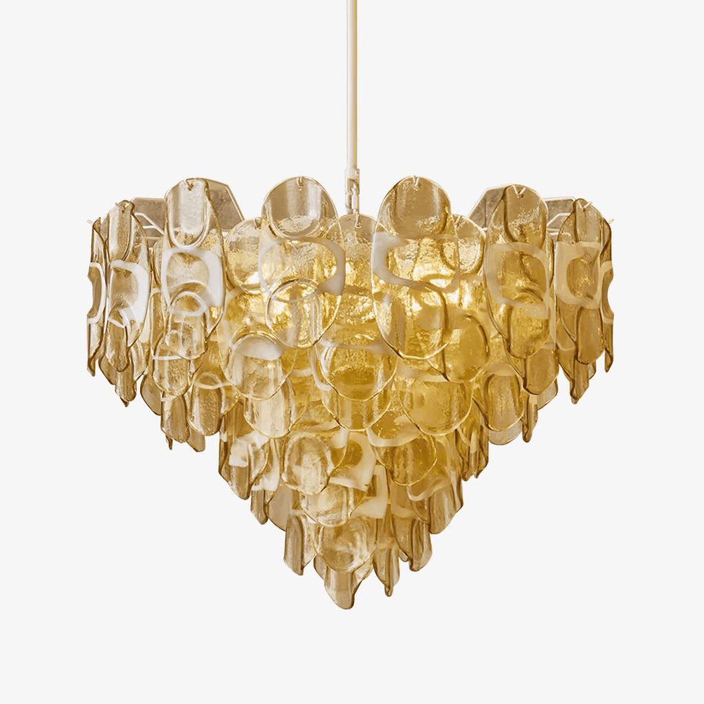 Finverelis Glass Chandelier-Moonnatur