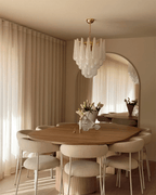 Ferrowenelle Glass Chandelier-Moonnatur