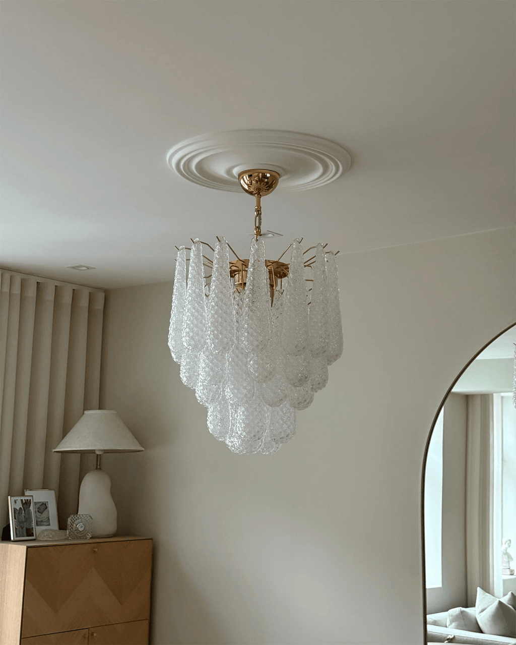 Ferrowenelle Glass Chandelier-Moonnatur
