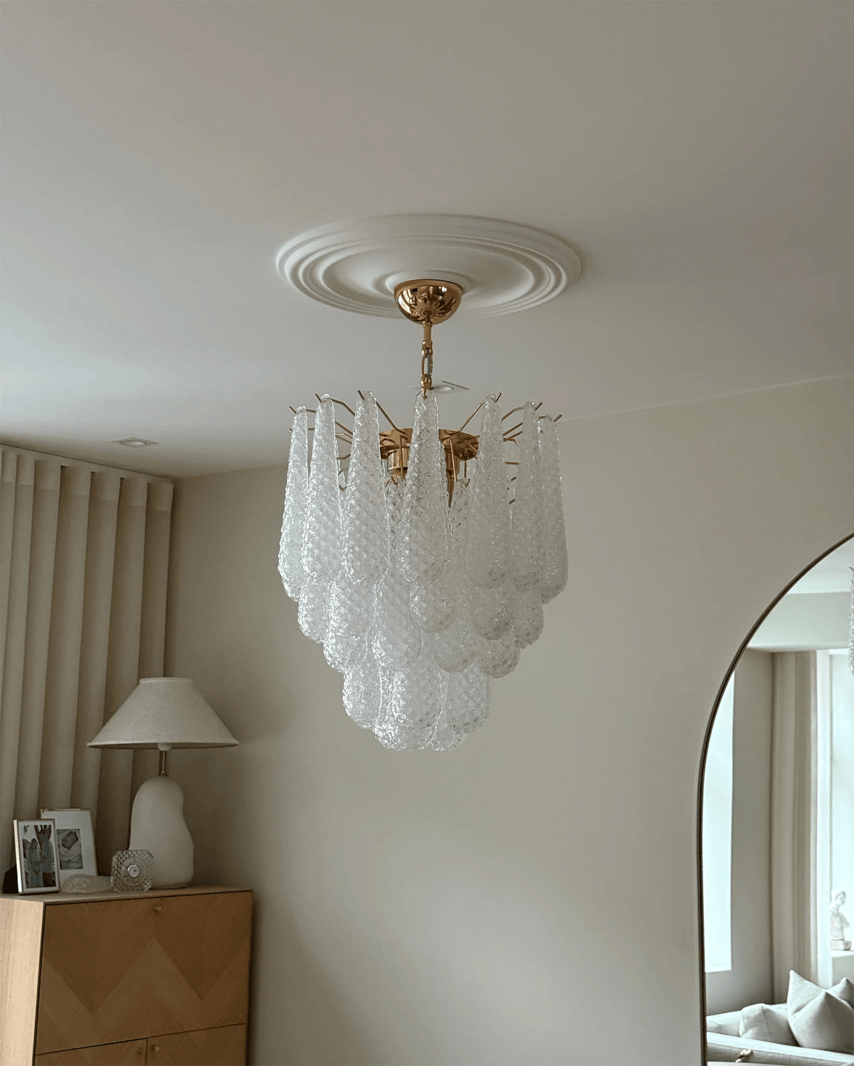 Ferrowenelle Glass Chandelier-Moonnatur
