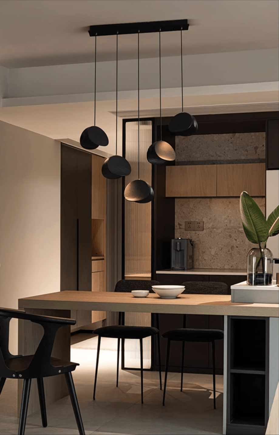 Fenrenorie Wood Pendant Light-Moonnatur