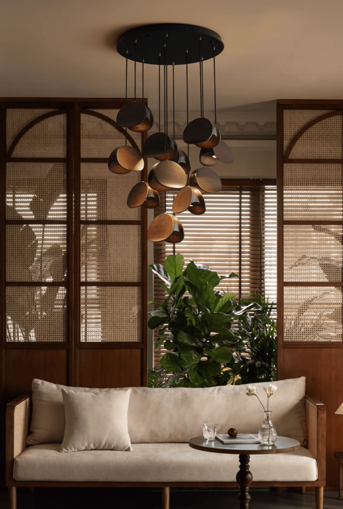 Fenrenorie Wood Pendant Light-Moonnatur