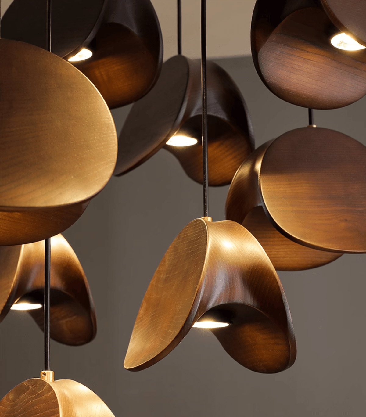 Fenrenorie Wood Pendant Light-Moonnatur