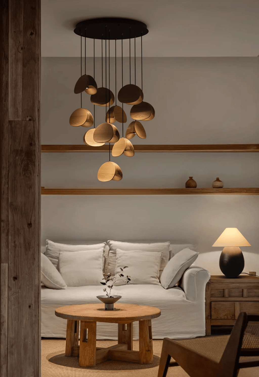 Fenrenorie Wood Pendant Light-Moonnatur
