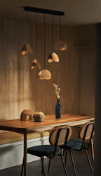 Fenrenorie Wood Pendant Light-Moonnatur