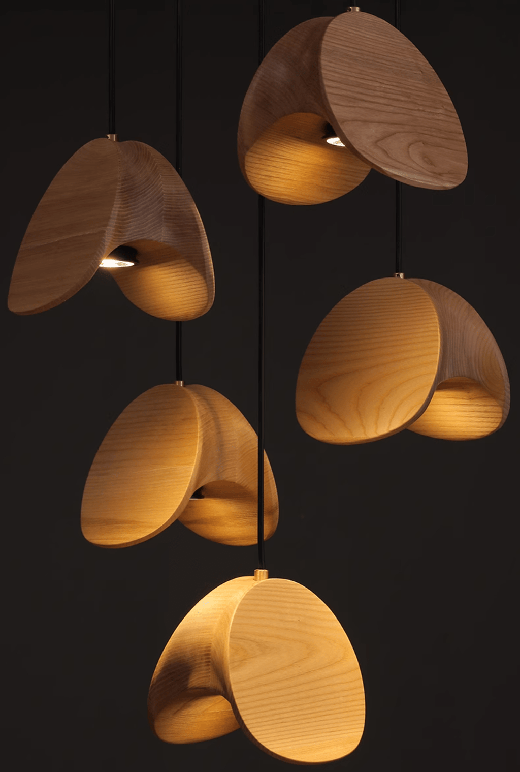 Fenrenorie Wood Pendant Light-Moonnatur