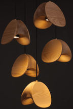 Fenrenorie Wood Pendant Light-Moonnatur
