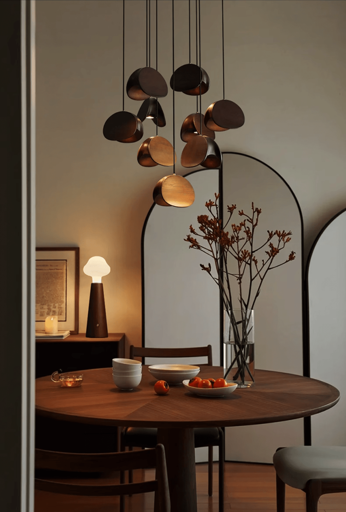 Fenrenorie Wood Pendant Light-Moonnatur