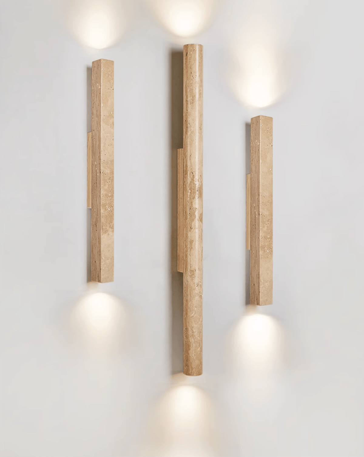 Hadrenvale Travertine Wall Light-Moonnatur