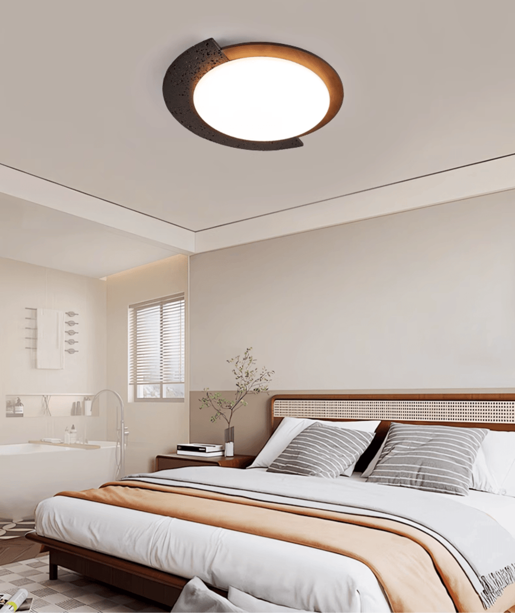 Fendellynne Travertine Ceiling Light-Moonnatur