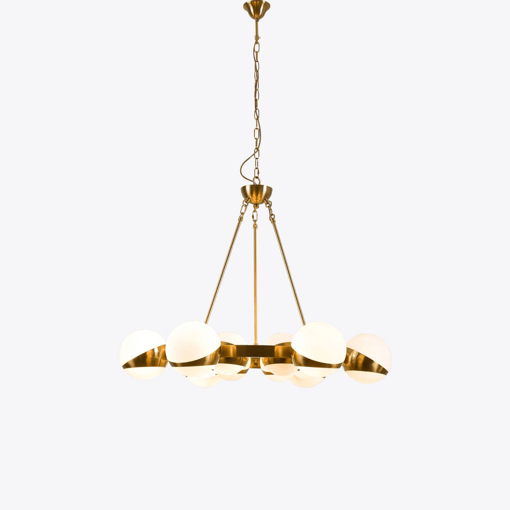 Galdenlyn Brass Chandelier-Moonnatur