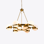 Galdenlyn Brass Chandelier-Moonnatur
