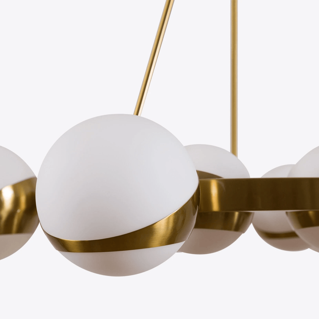 Galdenlyn Brass Chandelier-Moonnatur