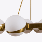 Galdenlyn Brass Chandelier-Moonnatur