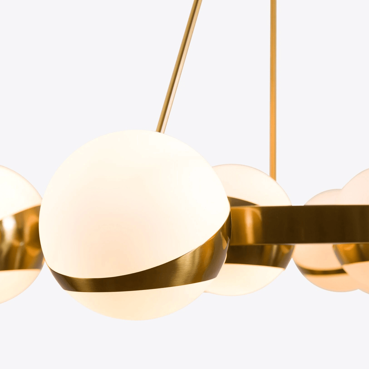 Galdenlyn Brass Chandelier-Moonnatur