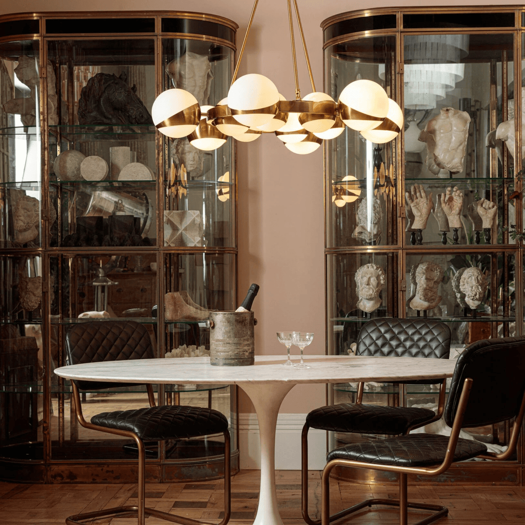 Galdenlyn Brass Chandelier-Moonnatur