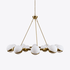 Galdenlyn Brass Chandelier-Moonnatur